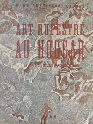 cover image of Art rupestre au Hoggar